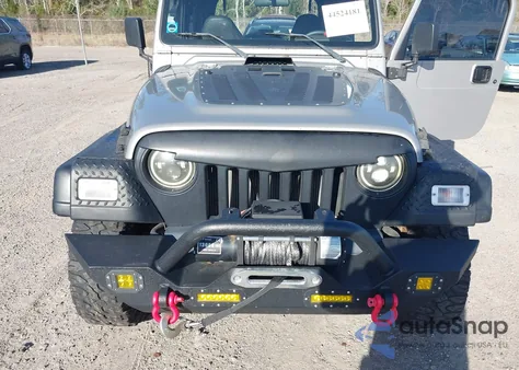2002 Jeep Wrangler Se из США, поврежденный, VIN 1J4FA29P42P703317